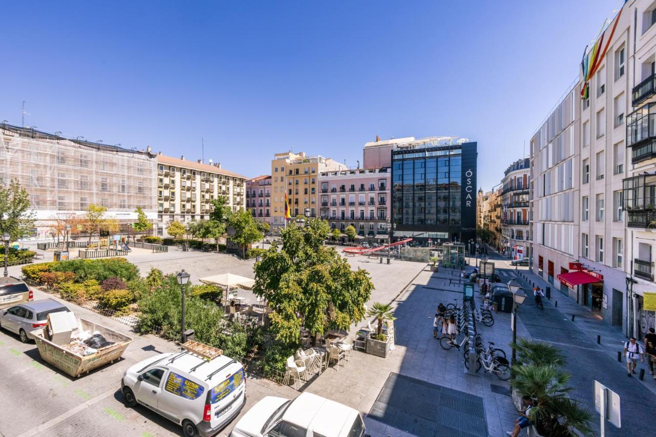 Amazing Flat 5 Balconies In Chueca - Gran Via Apartment Madrid Bagian luar foto